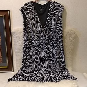 🦓Glamour Dress Zebra Print
